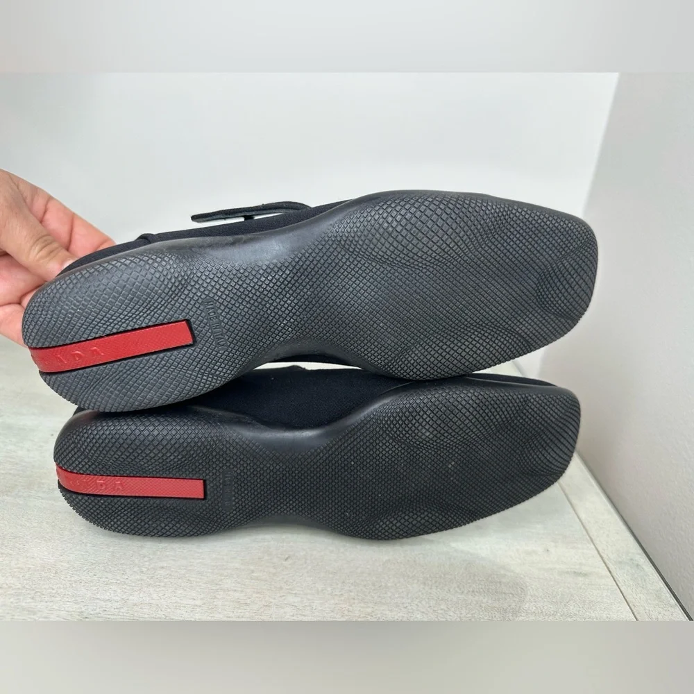 Prada Women's Black Mary Jane sport shoes - Picture 11 of 11